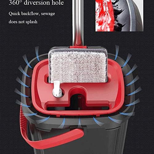 Microfiber Mop Floor Cleaning System - Washable Pads  Laminate Tile Dry Wet Reusable Dust Mops Walls Vinyl Kitchen