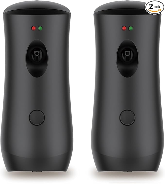 Automatic Air Freshener Spray Dispenser (2-Pack) Free Standing or Wall Mounted Adjustable Aromatherapy Machines for Home Indoor Bathrooms Offices Hotels and Commercial Places (B-01)