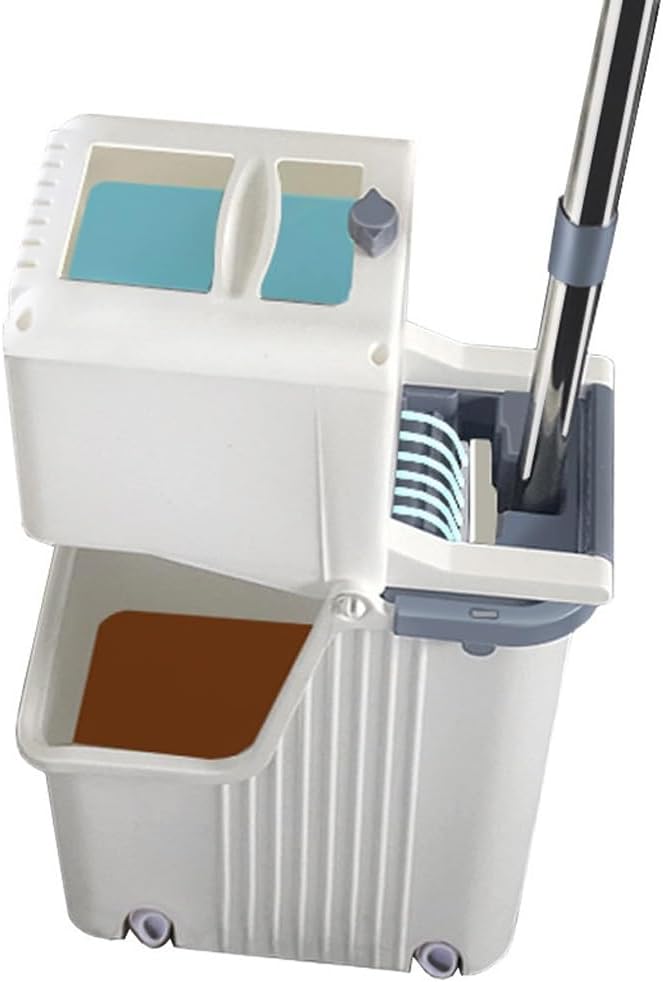 Hand Free Mop Household Tile Flat Separate