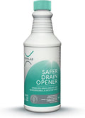 XionLab Safer Greener Drain Clog Remover – Industrial-Strength Liquid Drain Cleaner for Hair &amp Grease – Septic Safe Odorless Biodegradable for Bathroom Sink Bath Tub &amp Shower Drain – 32 o