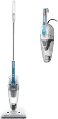 Black &amp Decker BDST1609 3-in-1 Corded Lightweight Handheld Cleaner &amp Stick Vacuum Cleaner White with Aqua Blue