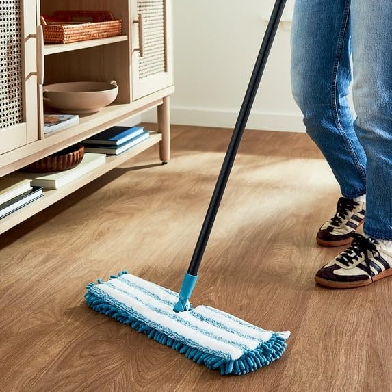 Microfiber Mops for Floor Cleaning Flat Flip Mop Multifunction Dust Mop for Hardwood LaminateTile Floor Cleaning