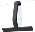 dancemoon JustHang Shower Squeegee for Glass Doors All-in-One Piece Silicone Squeegee with Built-in Hook for Bathroom Window Mirror Tile Wall Car Streak-Free Bathroom Cleaner Tool10 Inch Black
