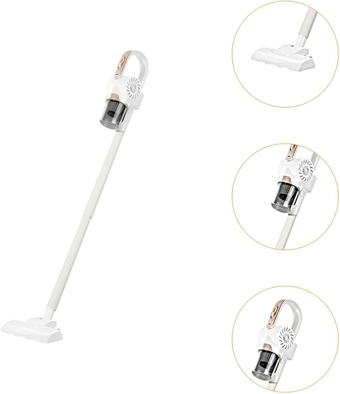 Cordless Vacuum Cleaner with High Suction for Various White