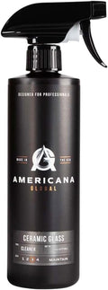 Ceramic Glass Cleaner 16 oz - Streak-Free Formula for Automotive Glass Enhanced with Ceramic Protection