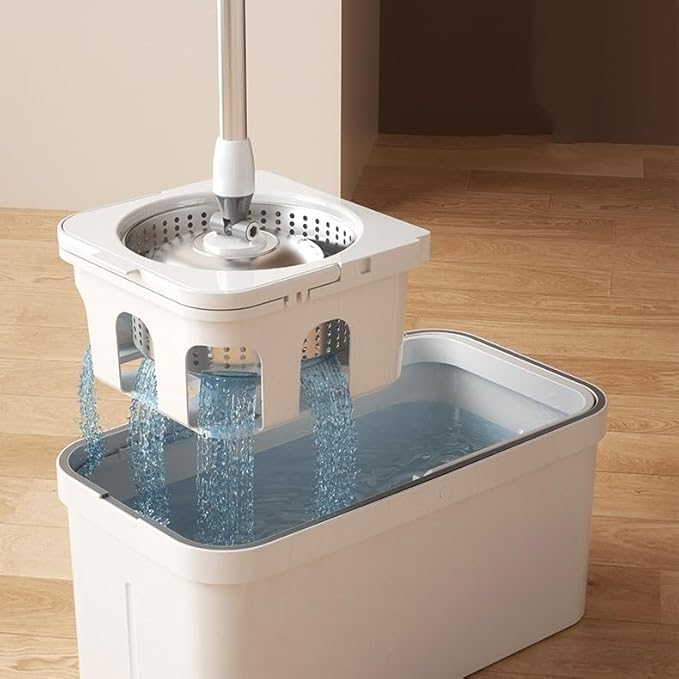 Rotating Mop Household Automatic Bucket No Need to Wash Floor Mops By Hand