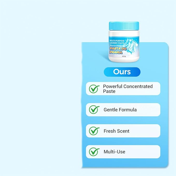 Multi-Purpose Deep Cleaning Laundry PasteMulti-functional Stain Remover for ClothesDeep Stain RemovalAll-Purpose Clothing Cleaning Cream (2PCS)