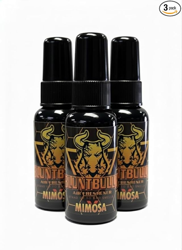 Air Freshener (Mimosa) (3 Pack) Premium Oil Based Air Freshener Spray. Long-Lasting Room Bathroom Office &amp Car Scent | Eliminates Odors from Smoke Pets &amp More