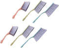 6pcs Thickened Hollow Handle Dusting Brush Set for Bed and Sofa Cleaning Household Multi-Color Cleaning Tools with Sturdy Grip for Furniture and Upholstery