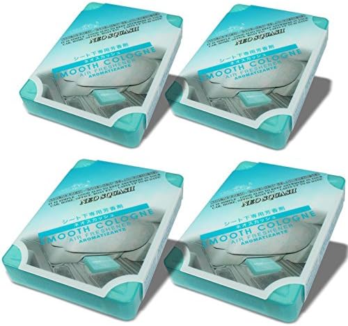 4x200 Gram 1 H x 4 W x 5.4 L Smooth Cologne Neo Squash Scent Scent ABS Plastic / Gel Based Brick Style Indoor/Interior/Home/Car/Restroom/Bathroom Air Freshener Odor Eliminator Deodorize