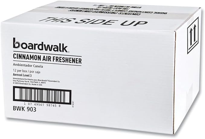 Boardwalk 1048767 7 oz Metered Air Freshener Refill - Cinnamon Sunset Scent (12/Carton)