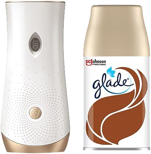 Automatic Spray Starter Kit Spray Unit and Refill White/Gold Cashmere Woods