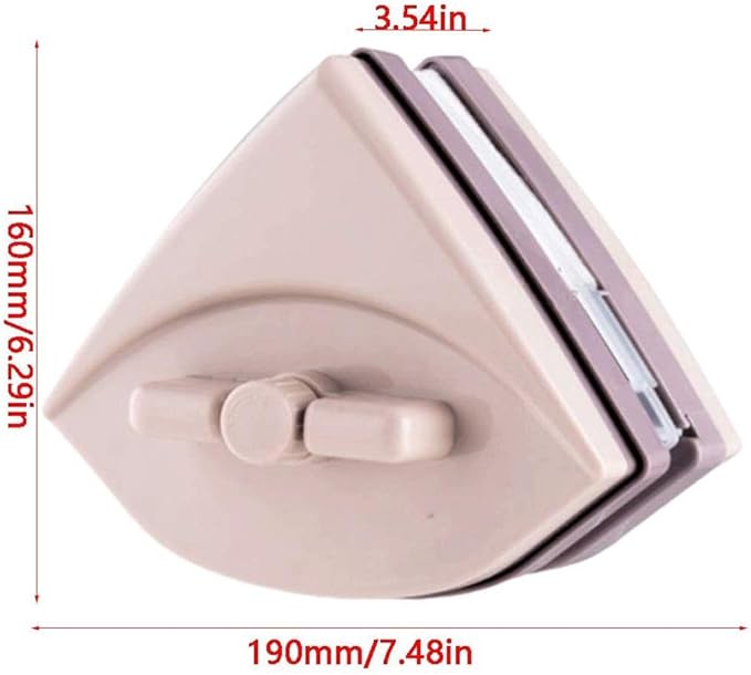 Double-Sided Magnetic Glass Wiper Cleaner for Glazed Windows Thickness Magnetic Window Cleaner Wiper Glass Washing Cleaning Tool Brush