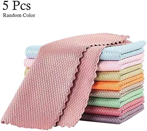 5/10 Pcs Special Fish Scale Wipes for Glass Cleaning Housework Cloth No Water Mark Lint Free