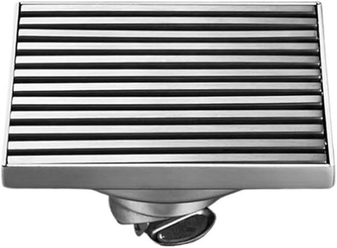 Stainless Steel Square Floor Drain Engineering Large Displacement(10x10cm)