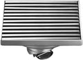 Stainless Steel Square Floor Drain Engineering Large Displacement(10x10cm)
