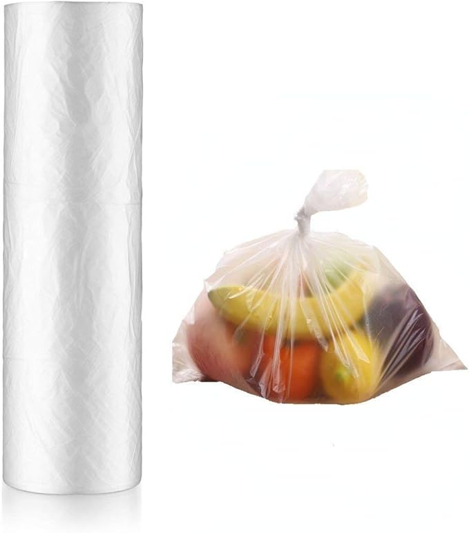 RBHK 16x20 Plastic Produce Bags on a Roll Clear Produce BagsHome StorageTrash Bags700 Bags2 Rolls