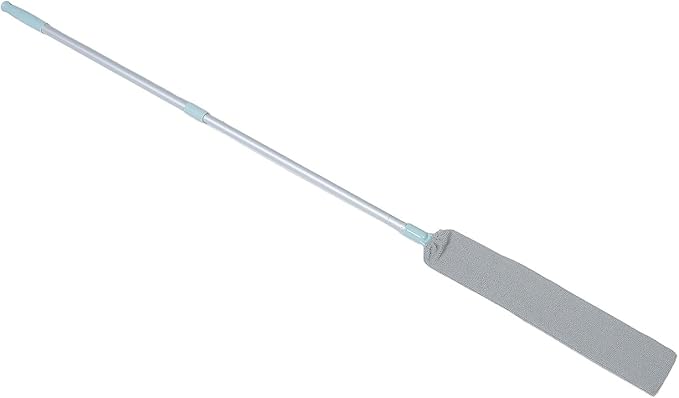 Telescoping Duster Set with Microfiber Cloth Heads Retractable Gap Cleaning Brush for Bed Bottom and Sofa Household Cleaning Tool for Hard-to-Reach Spaces