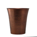 3SCompany Wastepaper Basket Antique Copper Finish Stainless Steel Hand-Hammered