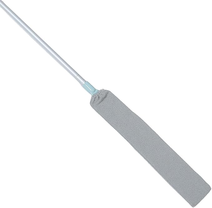 Telescoping Duster Set with Microfiber Cloth Heads Retractable Gap Cleaning Brush for Bed Bottom and Sofa Household Cleaning Tool for Hard-to-Reach Spaces