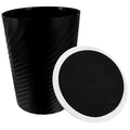 Healifty Capacity Trash Can with Lid Wastebasket for Home Office Outdoor Use Versatile Garbage Container for Bathroom Bedroom Kitchen