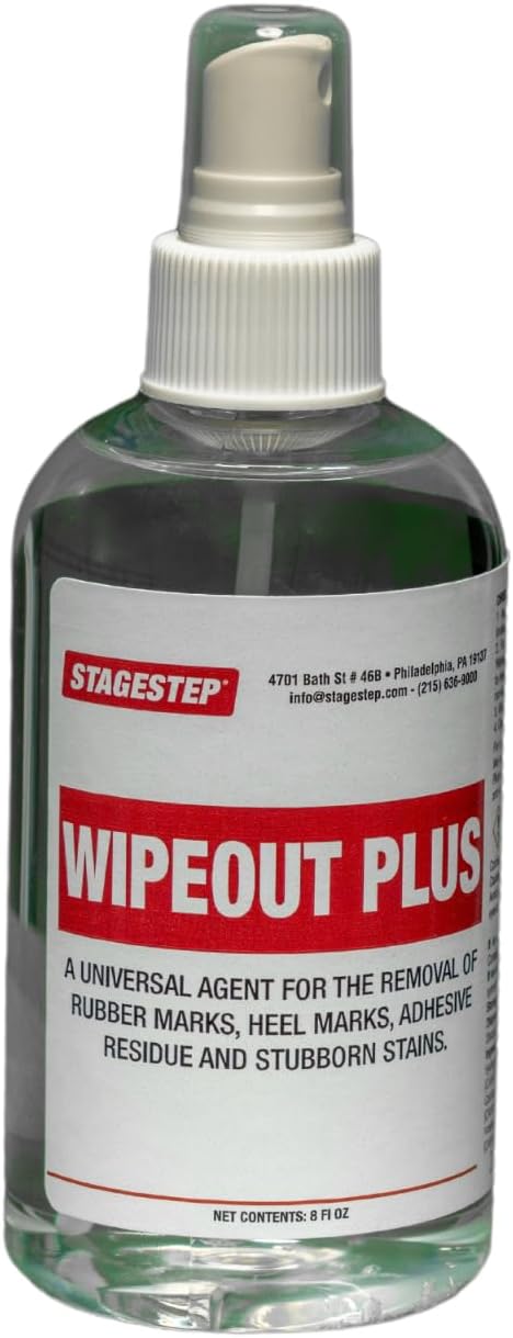 Wipeout Plus 8 Oz Pump Spray Bottle Tape Adhesive Remover Tape Residue and Scuff Remover
