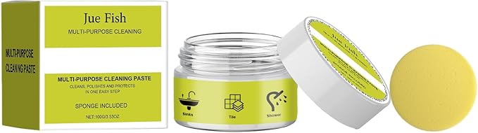 Multi-Purpose Cleaning Paste For Kitchen Bathroom &amp Furniture - Removes Grease &amp Stains Easily(2PCS)