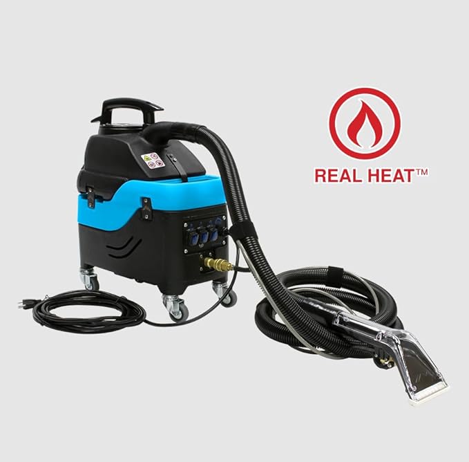 Cleaning Bundle- Mytee S-300H Tempo Heated Carpet &amp Upholstery Extractor + Free Odor Remover Sprays (1 Quart)