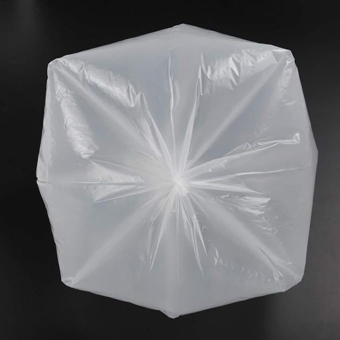 13 Gallon Kitchen Trash Bags White Trash Bin Bags 150 Counts/6 Rolls