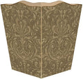 Marye-Kelley WB361-Taupe Damask Wastepaper Basket