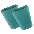 2Pcs Plastic Trash Cans Large Capacity Open Top Garbage Bins for Kitchen Bathroom Office Thickened Material Wastebaskets for Household Organization