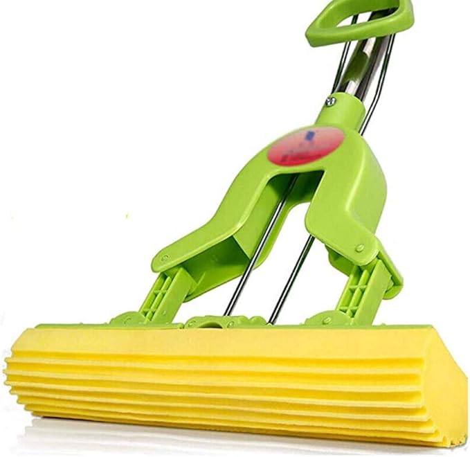 Sponge Mop Dry and Store Floor Cleaning Solution Self Lazy