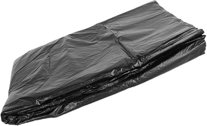 50pcs Large Heavy Duty Trash Bags 80x100cm Black Garbage Bags for 100l Kitchen Office Outdoor and Commercial Use