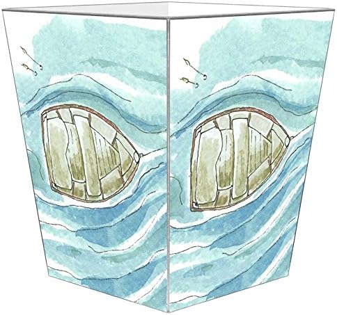 WB1312- Dory Wastepaper Basket Watercolor by Bill Kelley