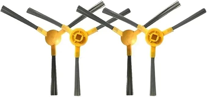 MIUYTRN Robot Cleaner Main Roller Side Brush Mop Cloth Rags X5X6X8 3 Robotic Vacuum Cleaner Parts cuicui(2pairs Side Brush)