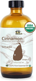 Organic Cinnamon Essential Oil - Direct from Sri Lankan Essential Oils - 100% Pure - Natural Aceite de Canela for Aromatherapy &amp Wellness - Premium Grade (15ml)