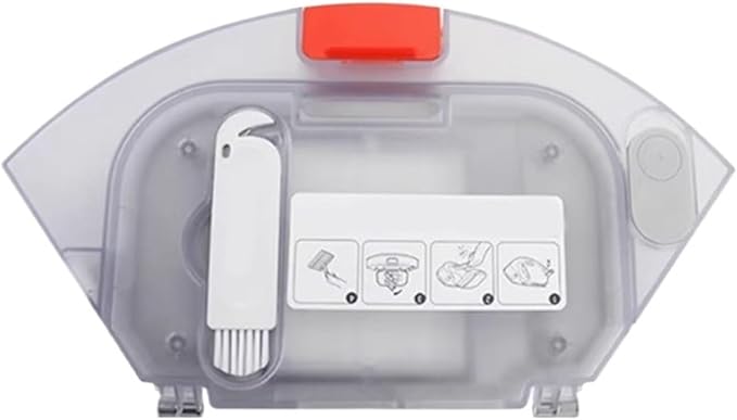 2 in 1 Water Tank Dust BoxCompatible for Mijia3C Enhanced VersionE10 E12 B112Robot Vacuum Cleaner Replace Parts Trash Dust Bin