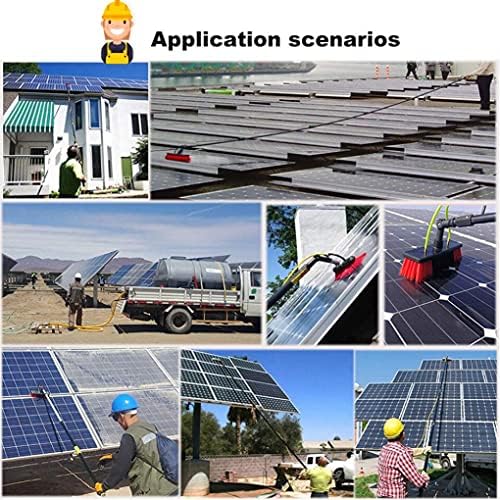 Window Cleaning Brush Window Cleaning Pole Window Cleaner Kit Water/Hose Fed Pole Photovoltaic and Solar Panels/Window Cleaning Pole