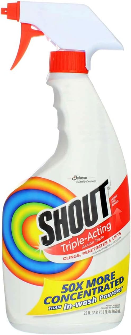 Shout Laundry Stain Remover Trigger Spray - 22 oz - 2 pk