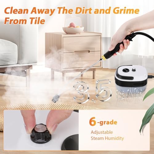 Steam Cleaner 2500W 1000ML Portable Handheld Steam Cleaner High Temperature Pressurized Steam Cleaning Machine