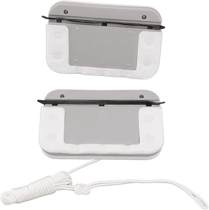Magnetic Window Cleaner Double Sided Large Handle Stable Sturdy Plastic Window Cleanings Tool for Office Glasses