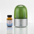 G's Breeze Smart Aroma Diffuser with Refill – Bluetooth &amp Wi-Fi App Control - LED Lighting Adjustable Intensity - Long-Lasting Fresh Aquatic Fragrance for Home or Office - Breeze Blue