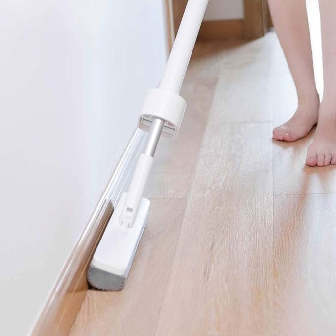 180° Foldable Mop Can Be Stored in A Standing Position -Click Change of Rubber Cotton Household Hand-Washing  Wet and Dryy