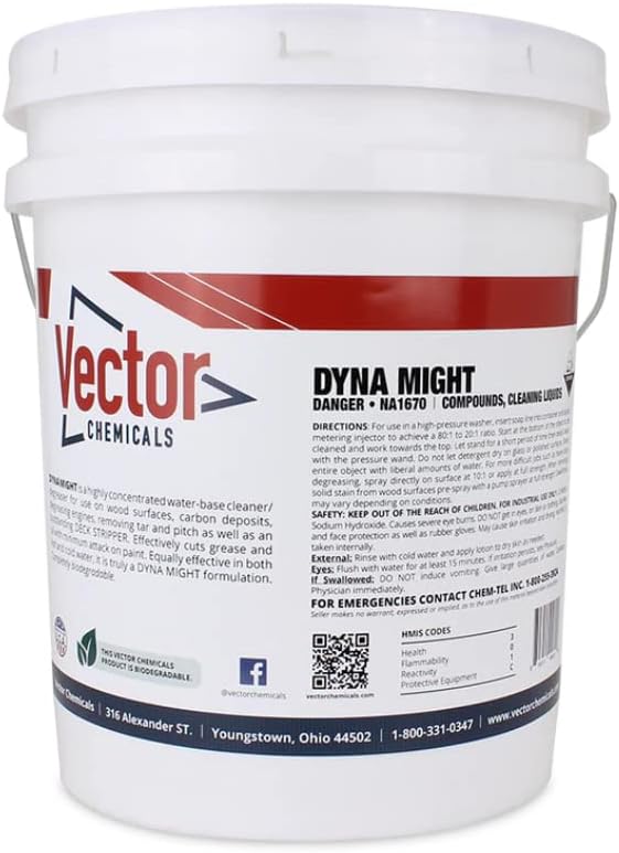 Dyna-Might Outdoor Deck Power Cleaner &amp Stripper Super Concentrate (5 Gallon Pail Pack)