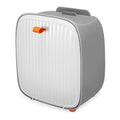 Mini Desktop Trash Can Small Wastebasket Removable Tabletop Garbage Bin White Compact Countertop Rubbish Bin for Office Dorm Room