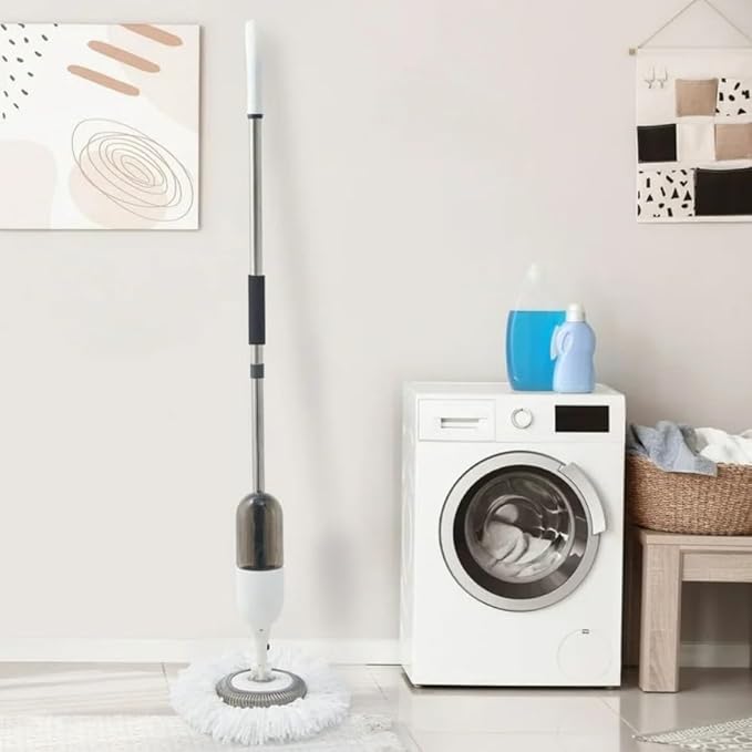 Multifunctional Cleaning Mop Set – White All-in-One Floor Mop for Hardwood Tile &amp Laminate