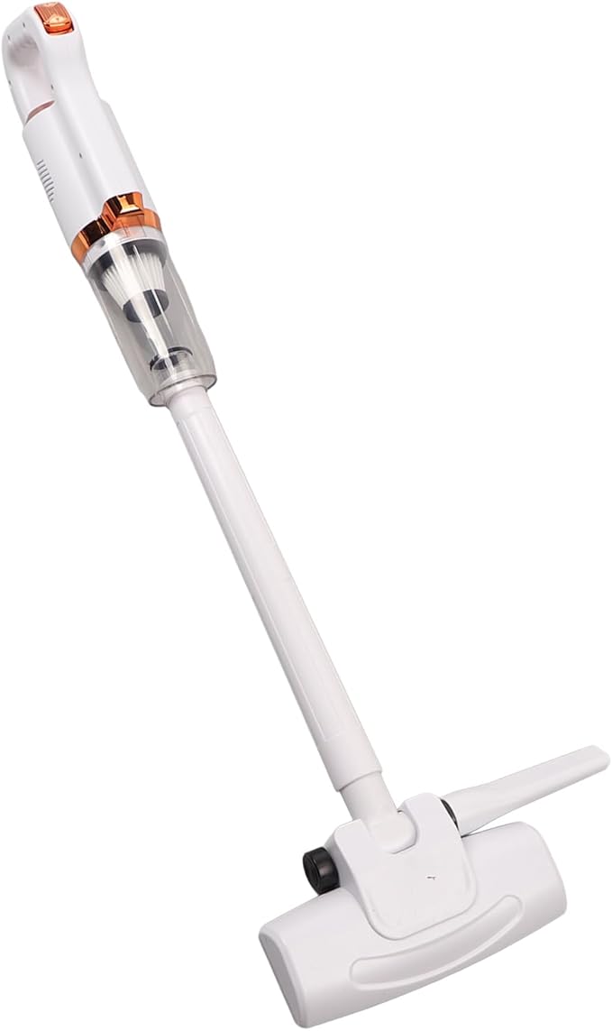 Haofy Cordless Vacuum Cleaner Lightweight Stick Vacuum with 8500PA Strong Suction 500ml Dust Cup for Hard Floor Carpet Pet Hair (White)