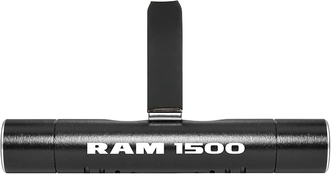 iPick Image for RAM 1500 Car AC Vent Air Freshener Black Clip with adjustable window and 10 Refill Sticks Official Licensed