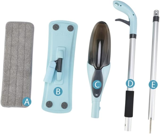 360degree Rotatable Mop for Floor Cleaning Sturdy Handle Microfiber Pad for Hardwood Steam Mop