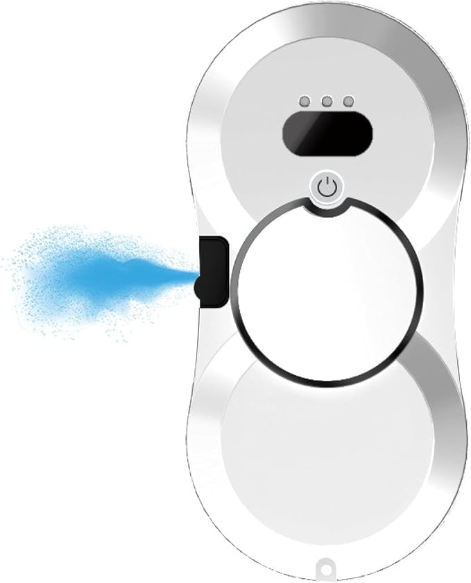 Automatic Water Jet Window Cleaner Robot Intelligent Home Automatic Window Cleaning Ultra-Thin Water Jet Window Cleaner Electric High-Level Double-Sided Glass Wiping